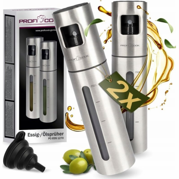 ProfiCook PC-EOS 1270 nádoba na olej/ocet 0,1 l Nerezová ...