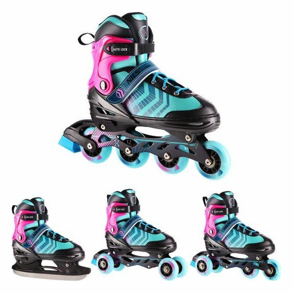 Nils Extreme Kolečkové brusle NH18192 s vyměnitelným běžc...