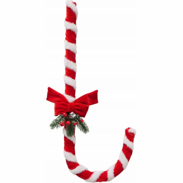 Boltze Vánoční dekorace Velká měkká sametová vánoční hůl,...