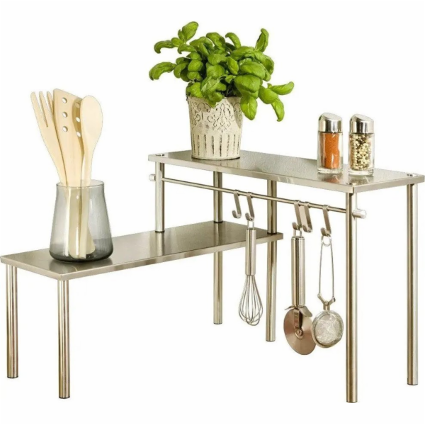 Maximex Rohová kuchyňská police 2 úrovně