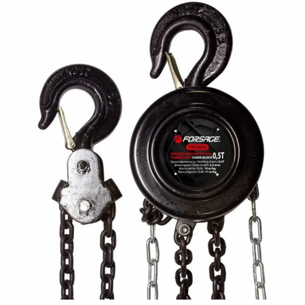 Forsážní mechanický závěsný naviják, 0,5t