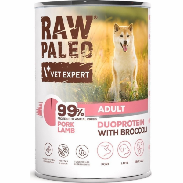 VETEXPERT Raw Paleo Duoprotein Pork & Lamb Adult - vlhké ...