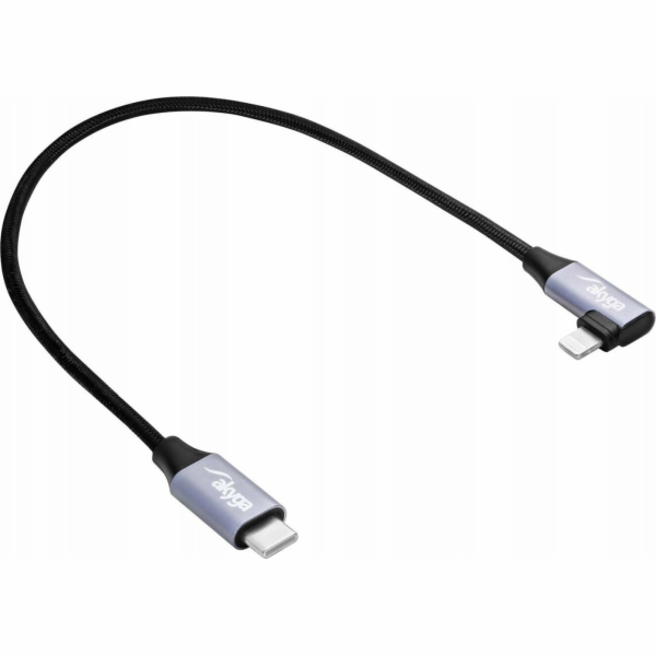 Akyga Angle Kabel USB-C / Lightning 30cm AK-USB-55 30W Mesh