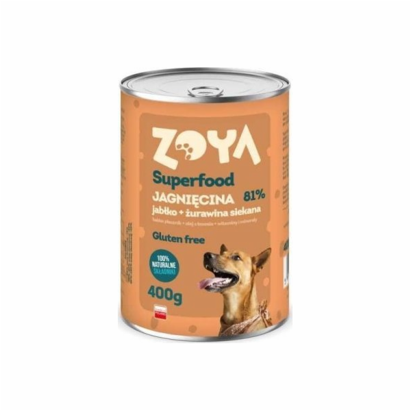 ZOYA Superfood Lamb - vlhké krmivo pro psy - 400g