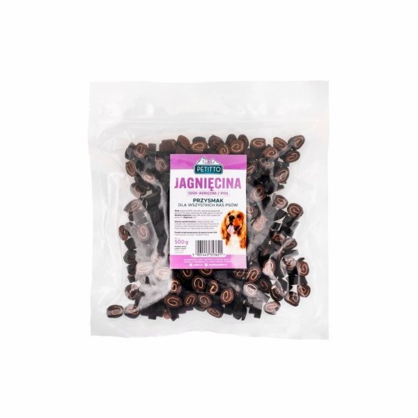 PETITTO - Sushi Jagnięcina z Rybą - przysmak dla psa - 500g
