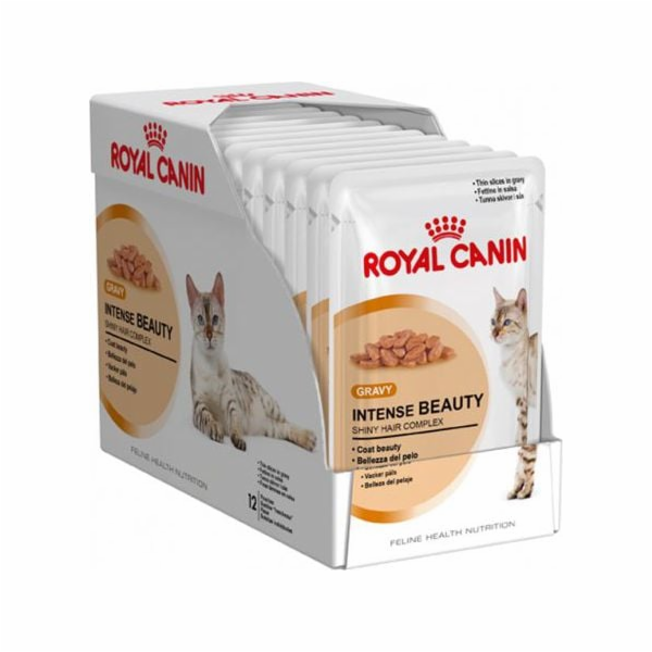 ROYAL CANIN Intense Beauty Mokré krmivo pro kočky Kousky ...