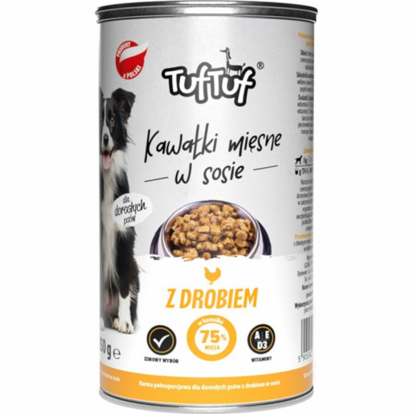 TUF TUF Meaty chunks with poultry - vlhké krmivo pro psy ...