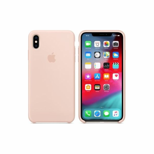 Apple Silikonový kryt iPhone XS Max - pískově růžový-MTFD...