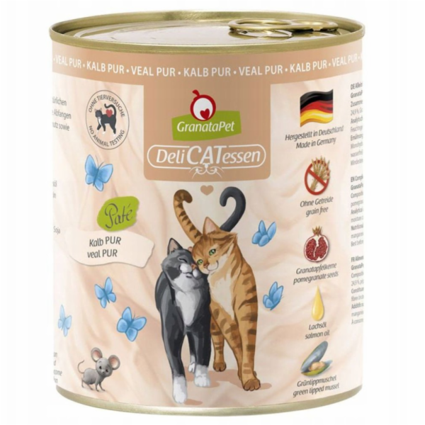 GRANATAPET DeliCATessen Pur Veal - mokré krmivo pro kočky...