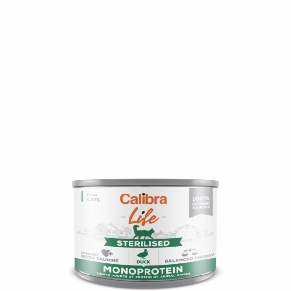 CALIBRA Cat Life Sterilised Duck - mokré krmivo pro kočky...