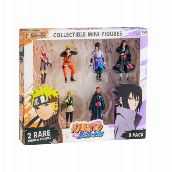 NARUTO SHIPPUDEN FIGURES - 8 PACK DELUXE EDITION VER. C