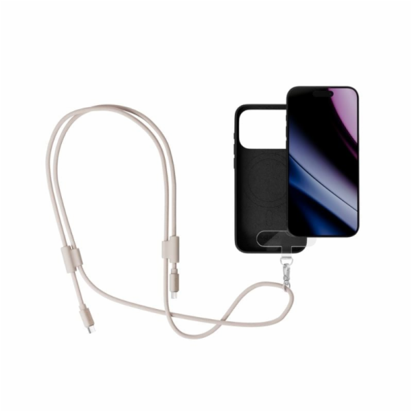 Epico šňůrka na telefon s USB-C na USB-C kabelem