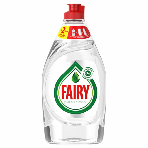 Mycí prostředek na nádobí Fairy Pure & Clean, 0,9 l