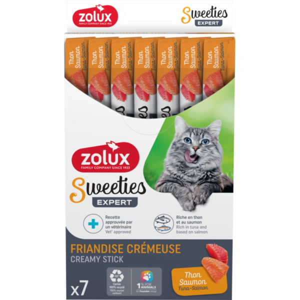 ZOLUX Sweeties with tuna and salmon - pamlsek pro kočky -...