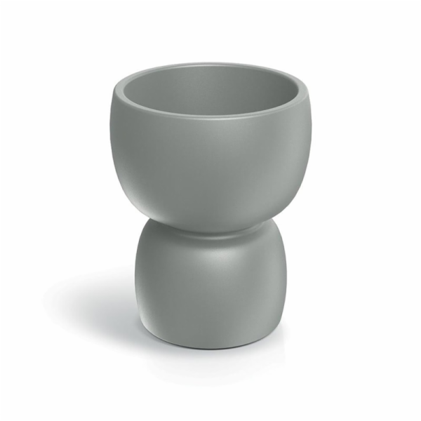 PROSPERPLAST Gelová nádoba DUALA ROUND, plastová, šedá