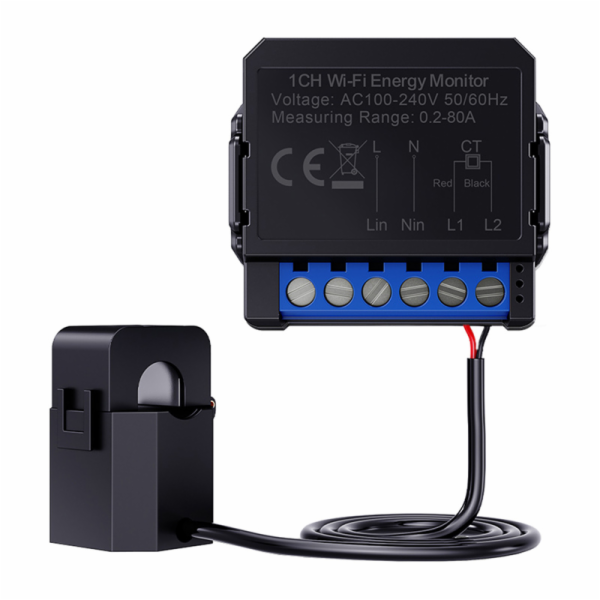 Inteligentní obousměrný elektroměr Avatto WiFi WPM16-1