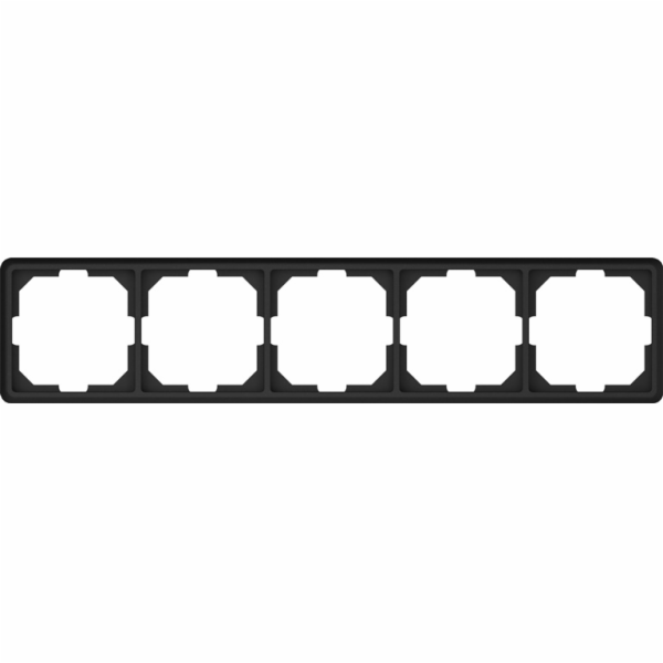 VILMA Pětimístný rám ST150, matně černá