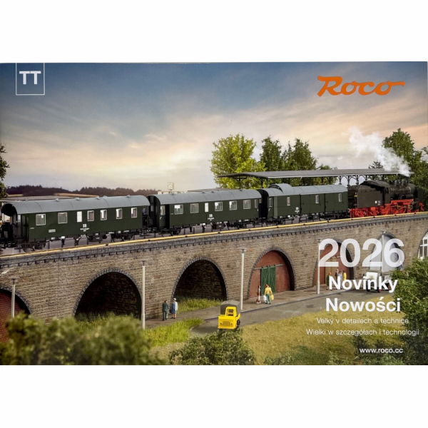 Roco Katalog novinek 2026 v českém a polském jazyce
