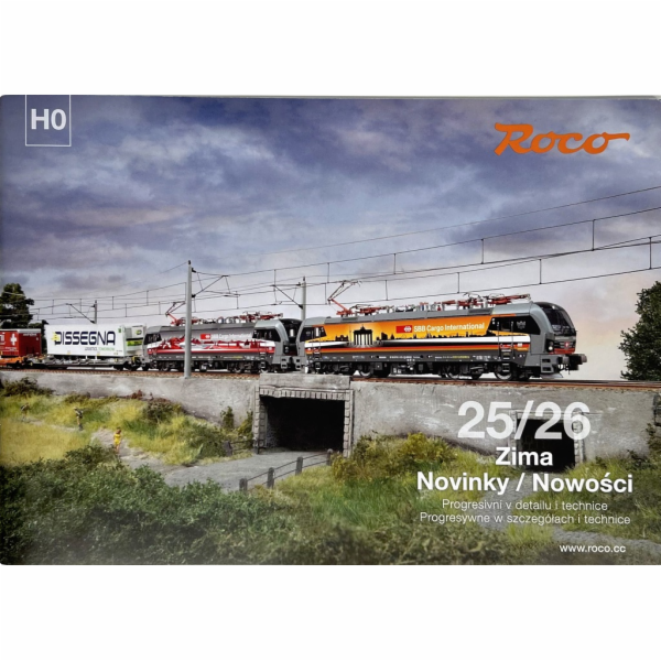 Roco Katalog novinek zima 25/26 v českém a polském jazyce