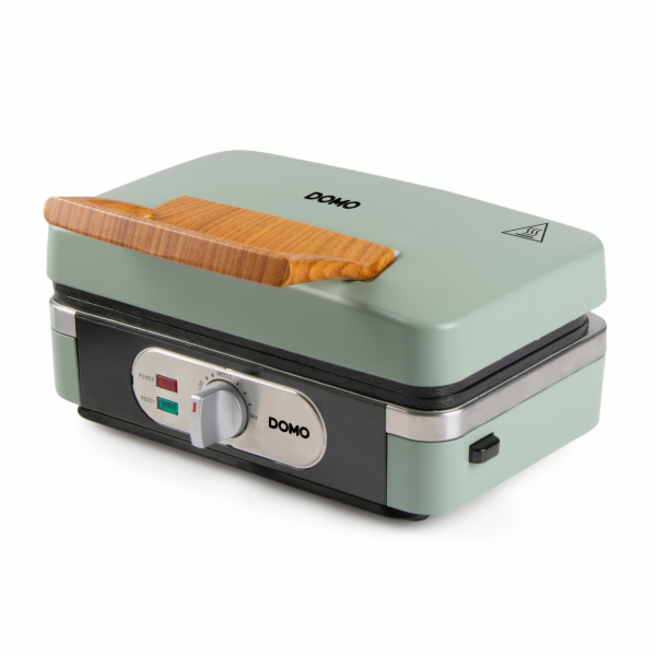 Sendvičovač - Gril - Vaflovač - 3v1 - zelený - DOMO DO9276C