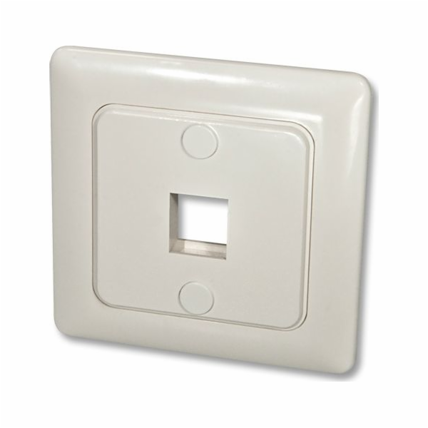 Lindy Čelo zásuvky pro 1x modul Keystone