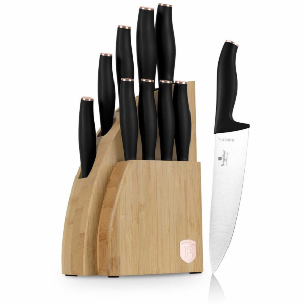 Sada nožů se stojanem BAMBOO 10 ks Black Rose Collection ...