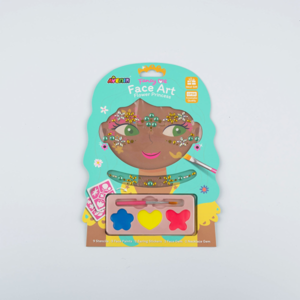 MG DYSTRYBUCJA Drahokamy a barvy na obličej - Květiny