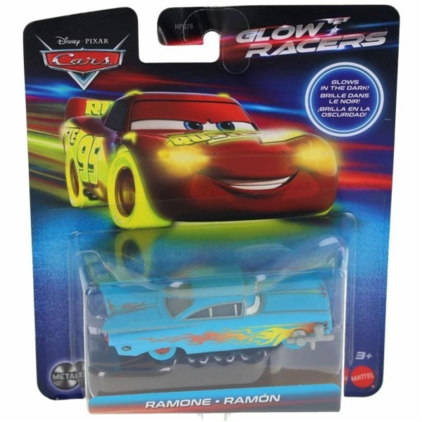 Mattel Auta Glow Racers Vozidlo svítící ve tmě