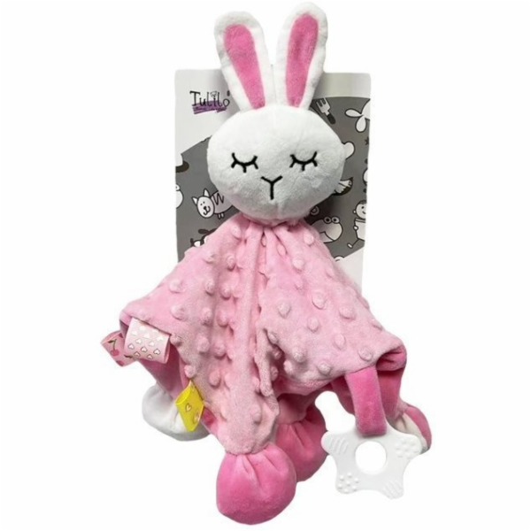 TULILO Plyšová hračka Zajíček Miluś 25x25 cm