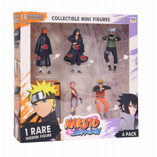 NARUTO SHIPPUDEN FIGURES - 6 PACK DELUXE EDITION VER. A