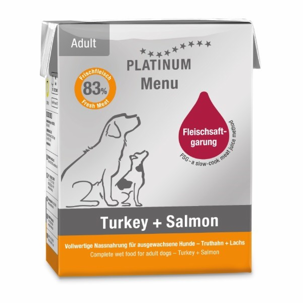PLATINUM Menu Adult Iberico+Turkey - vlhké krmivo pro psy...