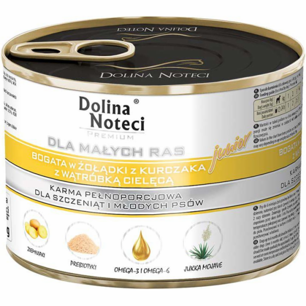 Dolina Noteci Premium Junior žaludky a játra 185g