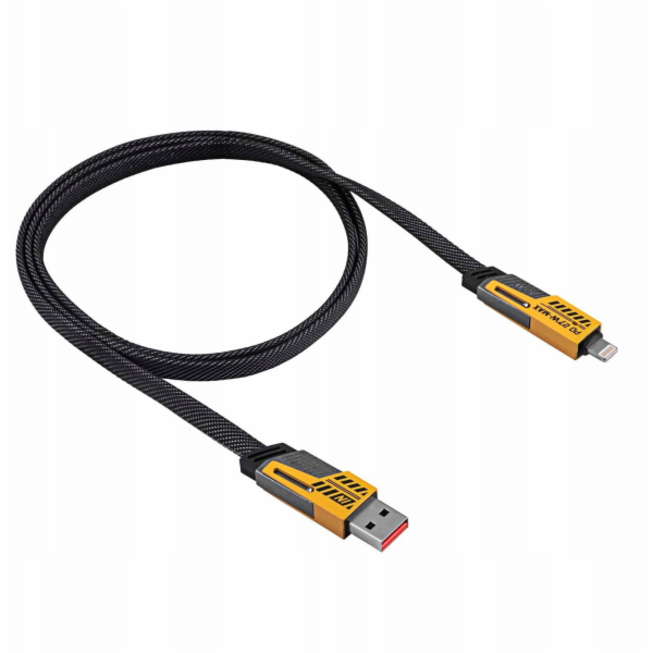 Akyga USB A + USB type C / USB type C + Lightning 65W, 1m