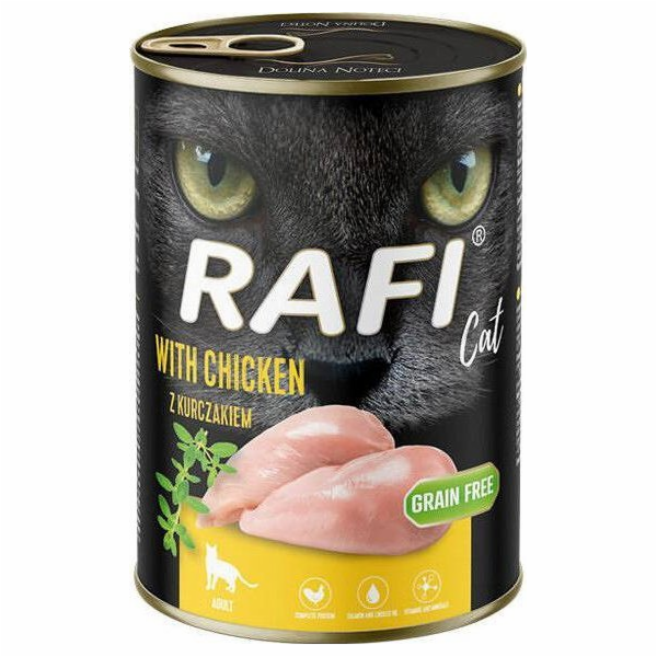 RAFI Cat Adult with chicken - mokré krmivo pro kočky - 400g