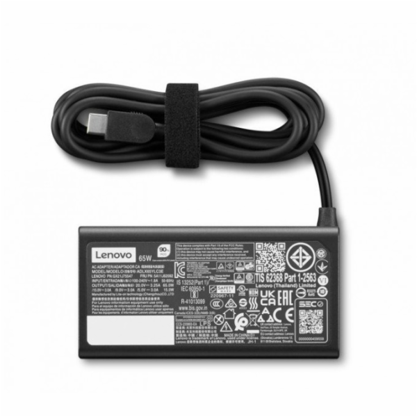 Lenovo Adapter 65W Standard USB-C AC Gen 2-EU1/Arabia/Ind...