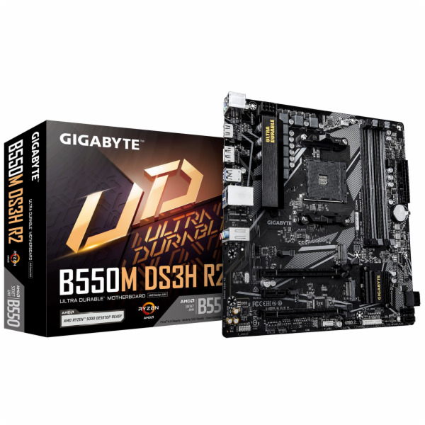 Gigabyte B550 DS3H R2, AMD B550, AM4, 4xDDR4, mATX