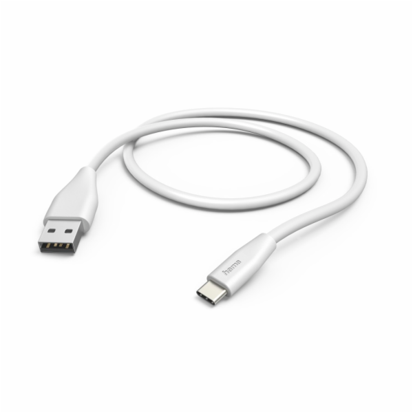 Hama 00201596 nabíjecí kabel, USB-A - USB-C 1,5m bílý