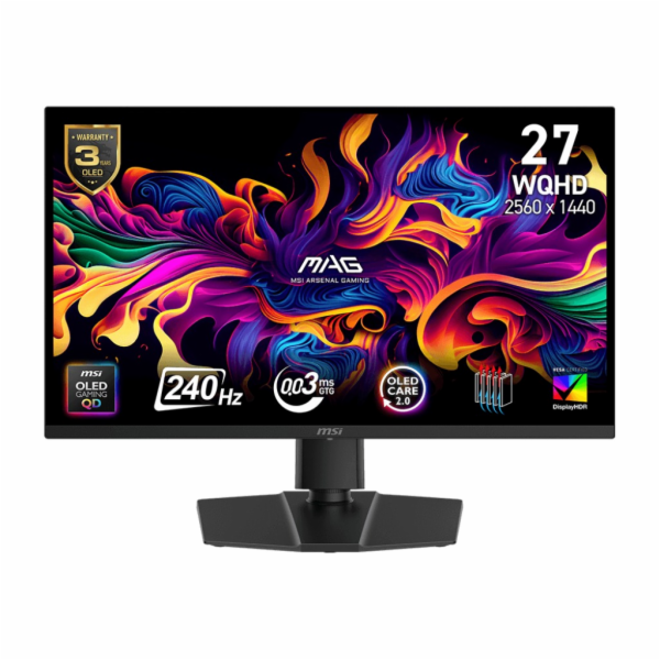 MSI MAG/273QP QD-OLED X24/26,5"/QD-OLED/QHD/240Hz/0,03ms/...