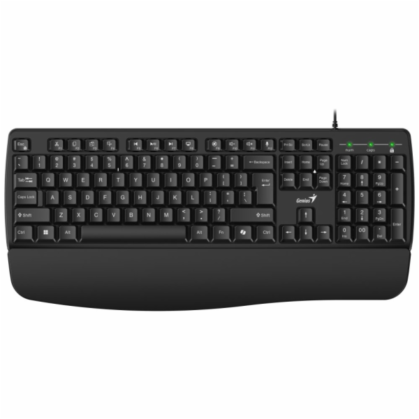 GENIUS KB-123/ Drátová s předložkou/ Copilot/ USB/ černá/...