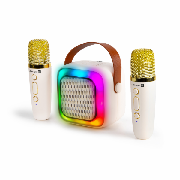 CONNECT IT 2Mic bezdrátový mini party karaoke reproduktor...