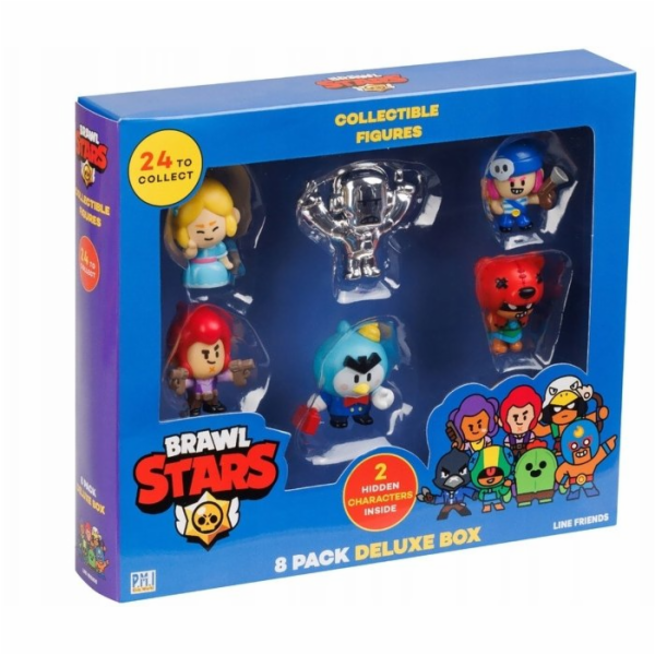 BRAWL STARS S1 FIGURES - 8 PACK DELUXE BOX VER.B