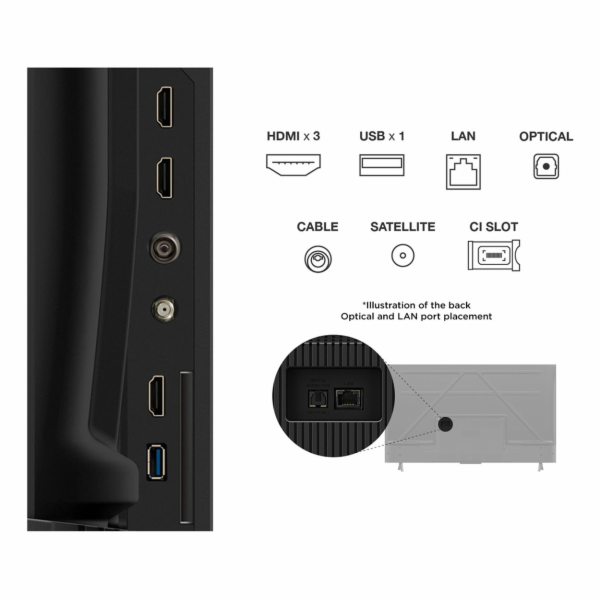 TCL 50P69K televizor 127 cm (50") 4K Ultra HD Smart TV Wi...