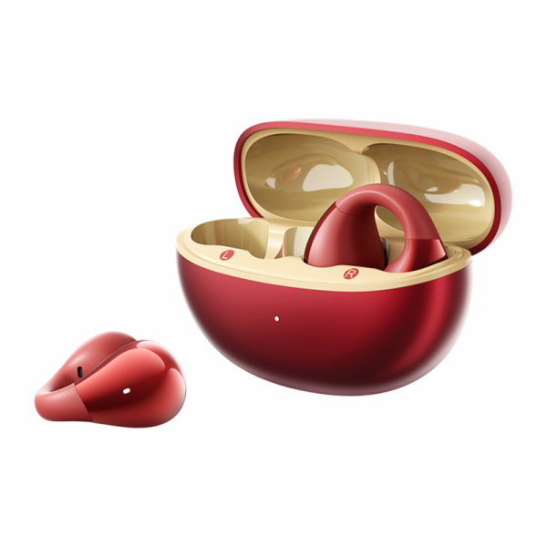 Sluchátka QCY Crossky Clip C30S (červená)