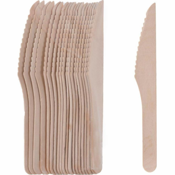 Vilde Dřevěné nože jednorázové příbory, ekologické, pikni...