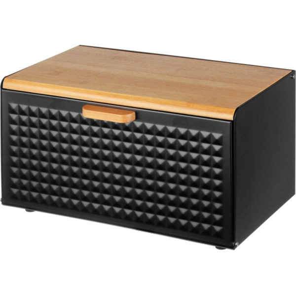 Brunbeste bambusový a ocelový chlebník (BB-2707)