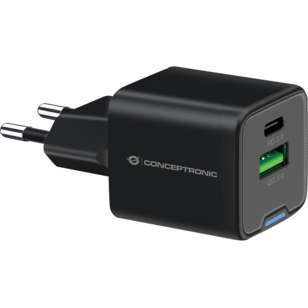 Conceptronic ALTHEA15B 2-Port 20W GaN USB PD Charger
