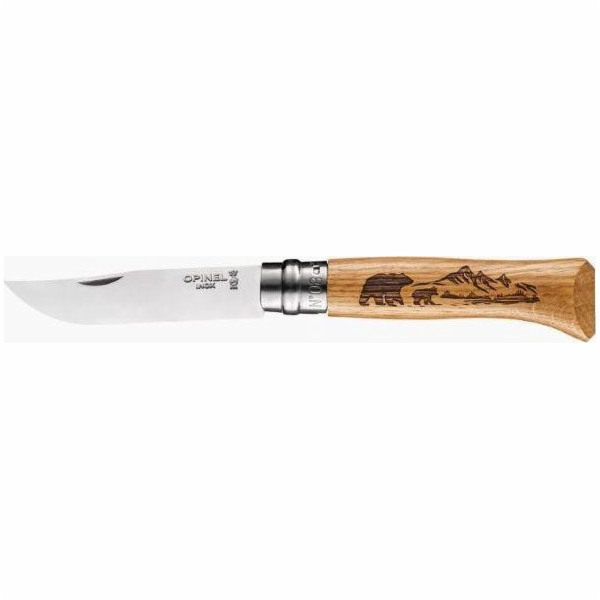 Opinel Opinel Nůž Animalia Oak Bear 08