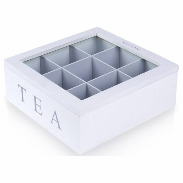 Excellent Houseware Dóza na čaj 22x22x8,5 cm