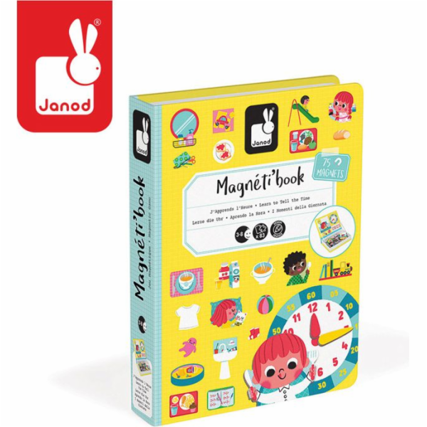 Janod Magnetické puzzle Učím se dívat Magnetibook