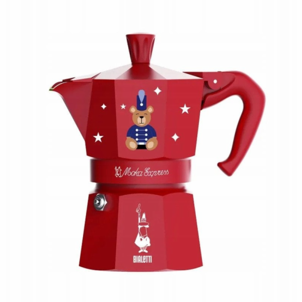 Bialetti Moka Express 3TZ rot Joyful Memories